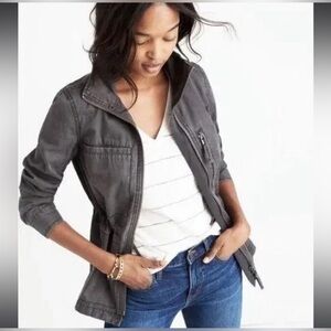 Madewell Charcoal Gray Utility Jacket